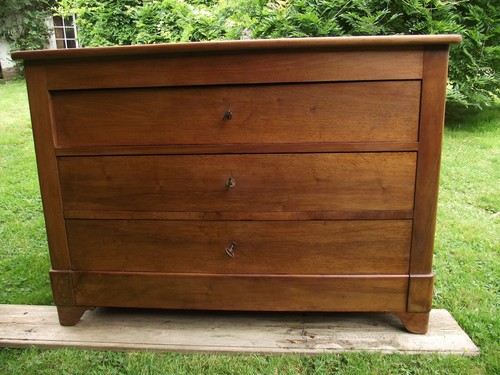 Commode noyer d époque - ,