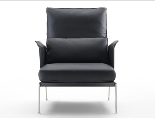 Flexform leather chrome - flexform,