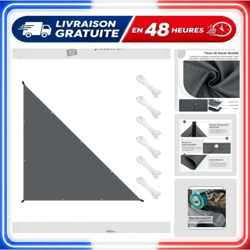 Voile ombrage triangulaire - voile, d’ombrage