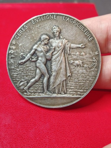 Superbe médaille argent de - en,