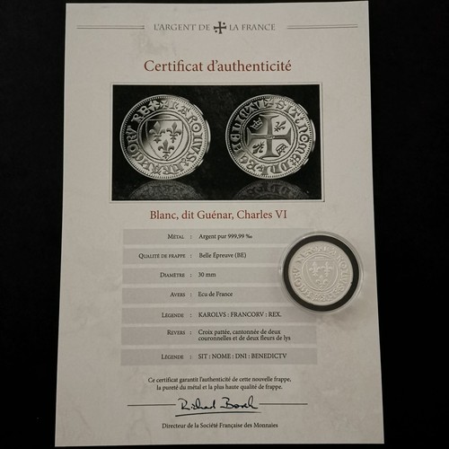 Medaille 30mm argent 999 - medaille,