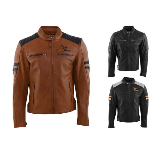Veste moto pour - hommes,