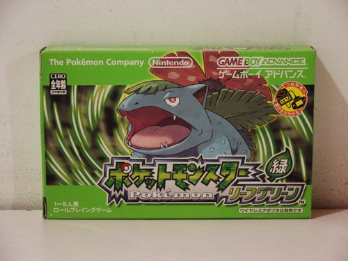 Pokémon version vert feuille - vert,