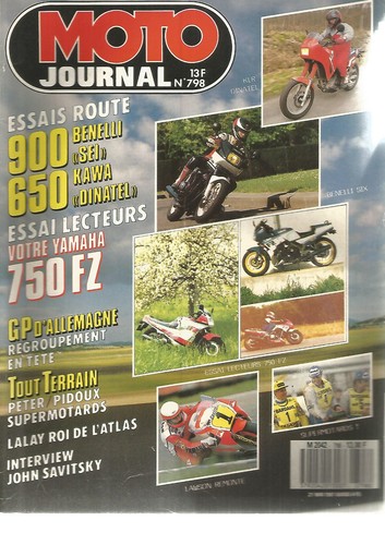 Moto journal 798 - moto, benelli