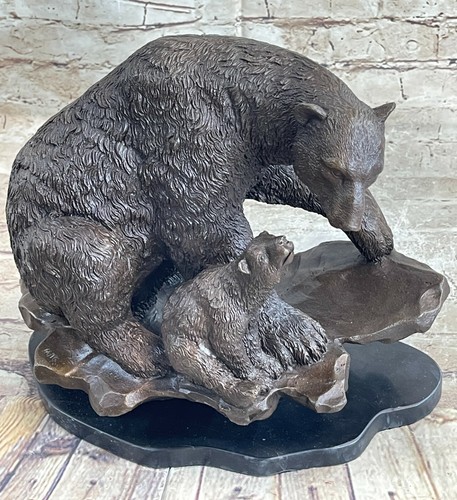 Sculpture bronze ours - sculpture,