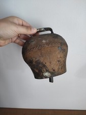 Ancienne Grosse Cloche De Vache Bovin Sonnaille Alpage - Collection XIX 