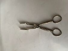 anciens ciseaux à raisins en métal argenté