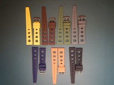 20 mm SILICONE TROPICAL BRACELET  STRAP INTERCHANGEABLE SPORT RALLYE RACING