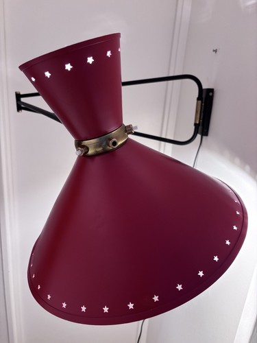 Lampe applique potence diabolo - lampe,