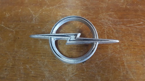 Logo aluminium ancien opel - ,