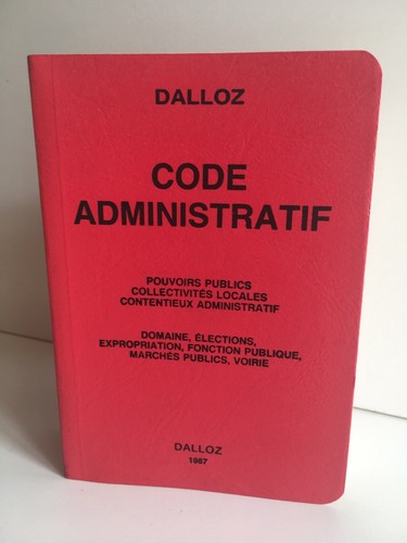 Dalloz code administratif - dalloz,