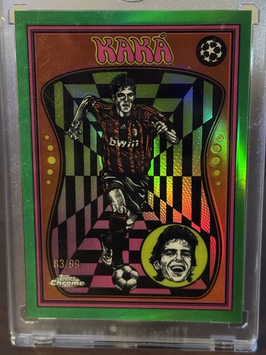 Carte topps football kaka - kaka, ac