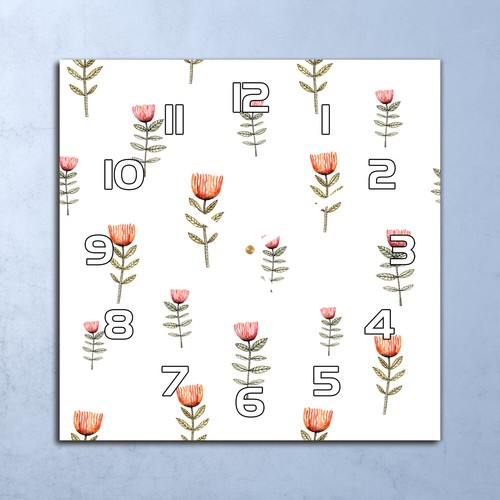 Horloge murale design verre - design,