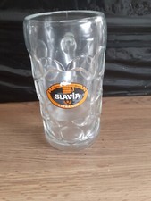 UNE CHOPE  1 LITRE   BIERE SLAVIA BRASSERIE DE LA COMETE CHALONS  