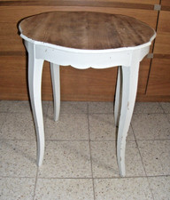 Table basse RONDE en bois haut