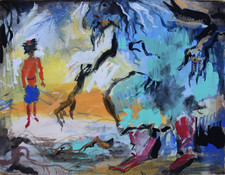 Rostislas Loukine (1904-1988) - ami de Nicolas de Staël (11) - gouache