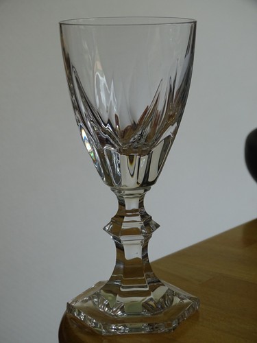 Bayel ancien verre vin - ancien, rouge