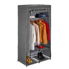 Penderie tissu armoire pliable léger 6 compartiments penderie en tissu pratique