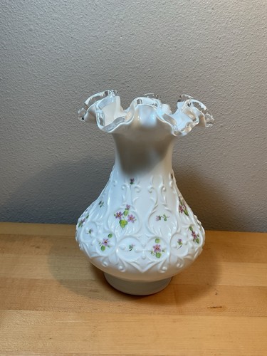 Vtg fenton silver crest - fenton,
