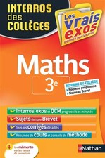 Maths 3e - Interros des