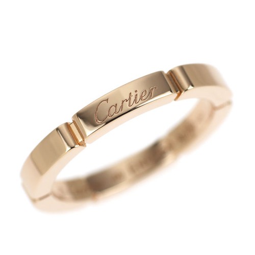 Bague cartier k18pg maillon - cartier,