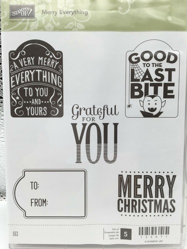 Stampin stamp set merry - up!,