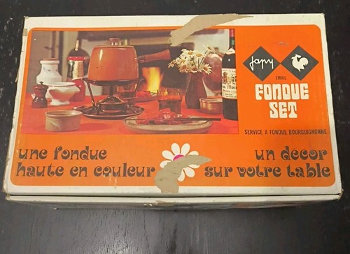 Ancien service fondue - à,
