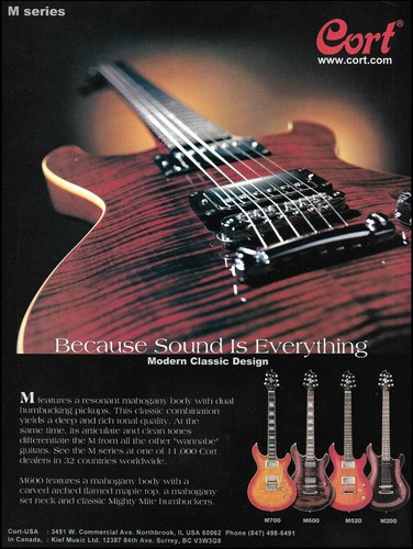 Cort series m700 m600 - cort, m520
