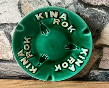 Cendrier vintage publicitaire KINA ROK céramique Années 50/60 Collection déco 