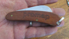 ANCIEN COUTEAU PLIANT PUBLICITAIRE SERPETTE PROMAP SORDIAP