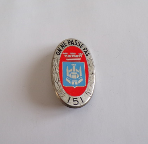 Insigne militaire 151 - militaire, 151°