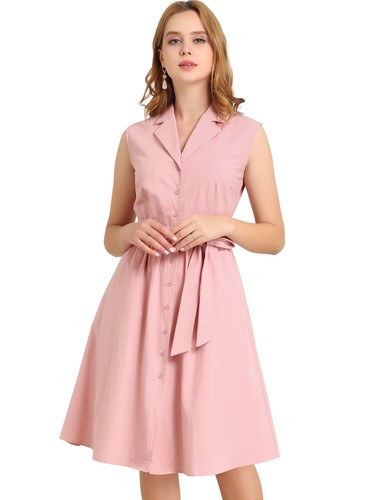 Femmes robe chemise longue - femmes, mi-longue