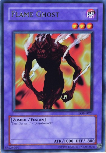 Carte lob e023 flame - yu-gi-oh, lob-e023