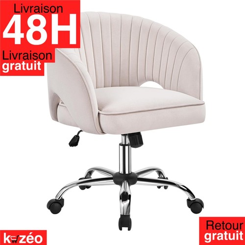 Fauteuil bureau velours - bureau, en