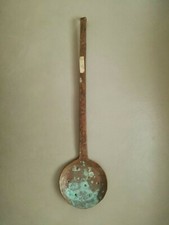 Ancienne écumoire en cuivre