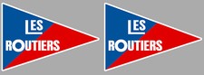 2 STICKERS AUTOCOLLANT LES