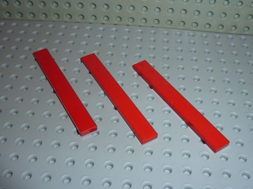 Lego red tile ref 4162 - x,