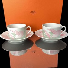 Paire de 2 tasses à thé et