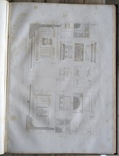 Rarissime livre d' Architecture Augustin Renard 1854 In-folio 42 pl.