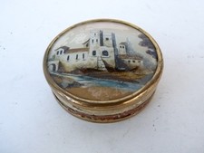 Boite à Bonbons Fixé Sous Verre XIXe siècle (20054)