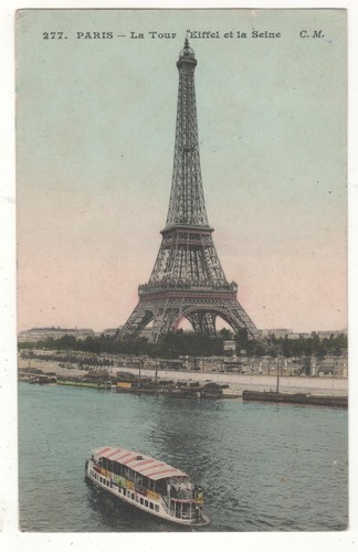 Cpa couleur paris - couleur, :