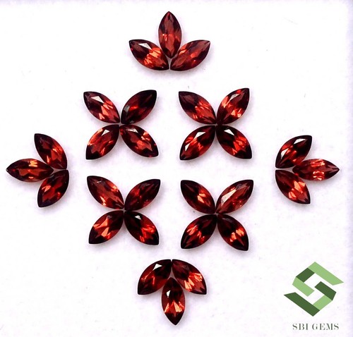 Naturel grenat rouge - naturel, marquise