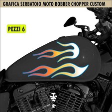 Kit 6 autocollants moto