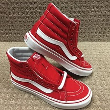 Vans Men's Shoes "Sk8-hi Slim Racing" Racing/True white
