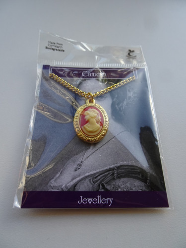 Collier pendentif cameo - collier,