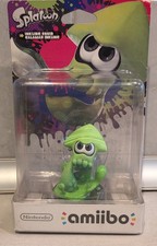 FIGURINE AMIIBO SPLATOON CALAMAR INKLING SQUID GREEN NEUF WIIU SWITCH