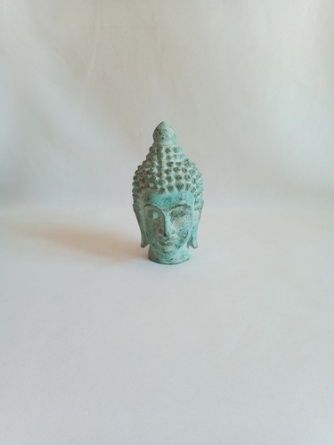 Tête bouddha bronze - tête,