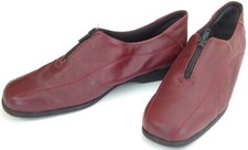 chaussures femme MOCASSINS MARRON A FERMETURE ECLAIR cuir 41 tout simplement