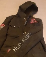 Veste d’hiver  AMON AMARTH 3XLnoire avec capuche fixe. Intérieur molletonné