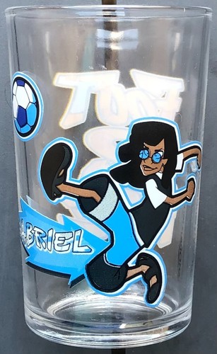 Verre moutarde foot rue - moutarde,